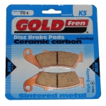 ПЕРЕДНИЕ ТОРМОЗНЫЕ КОЛОДКИ GOLD FREN K5