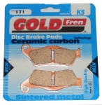 ПЕРЕДНИЕ ТОРМОЗНЫЕ КОЛОДКИ GOLD FREN K5