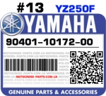 90401-10172-00 YAMAHA YZ250F
