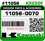 11056-0070 KAWASAKI KX250F