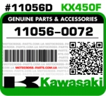 11056-0072 KAWASAKI KX450F