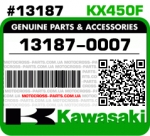 13187-0007 KAWASAKI KX450F
