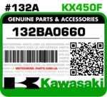 132BA0660 KAWASAKI KX450F