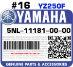 5NL-11181-00-00 YAMAHA YZ250F