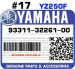 93311-32261-00 YAMAHA YZ250F