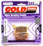 ЗАДНИЕ ТОРМОЗНЫЕ КОЛОДКИ GOLD FREN
