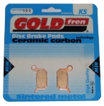 ПЕРЕДНИЕ ТОРМОЗНЫЕ КОЛОДКИ GOLD FREN K5