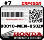 80010-MEN-850ZA HONDA CRF450R