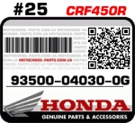 93500-04030-0G HONDA CRF450R