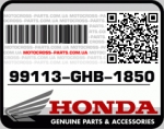 99113-GHB-1850 HONDA CRF250R