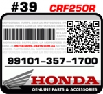 99101-357-1700 HONDA CRF250R