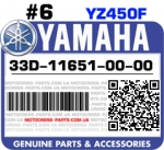 33D-11651-00-00 YAMAHA YZ450F