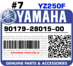 90179-28015-00 YAMAHA YZ250F