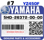 5HD-26372-00-00 YAMAHA YZ450F