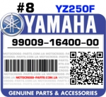 99009-16400-00 YAMAHA YZ250F