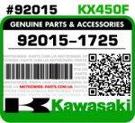 92015-1725 KAWASAKI KX450F