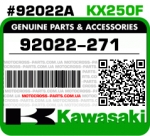 92022-271  KAWASAKI KX250F