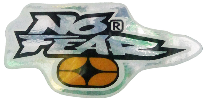 Наклейка NoFear ― MOTOCROSS-PARTS.COM.UA