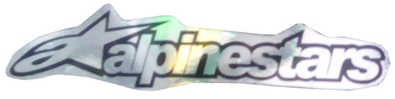 Наклейка Alpinestars #2 ― MOTOCROSS-PARTS.COM.UA