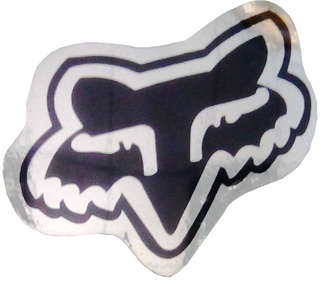 Наклейка Fox Logo ― MOTOCROSS-PARTS.COM.UA