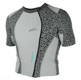 Охлаждающая футболка Cooling Tee LEATT Coolit серая ― MOTOCROSS-PARTS.COM.UA